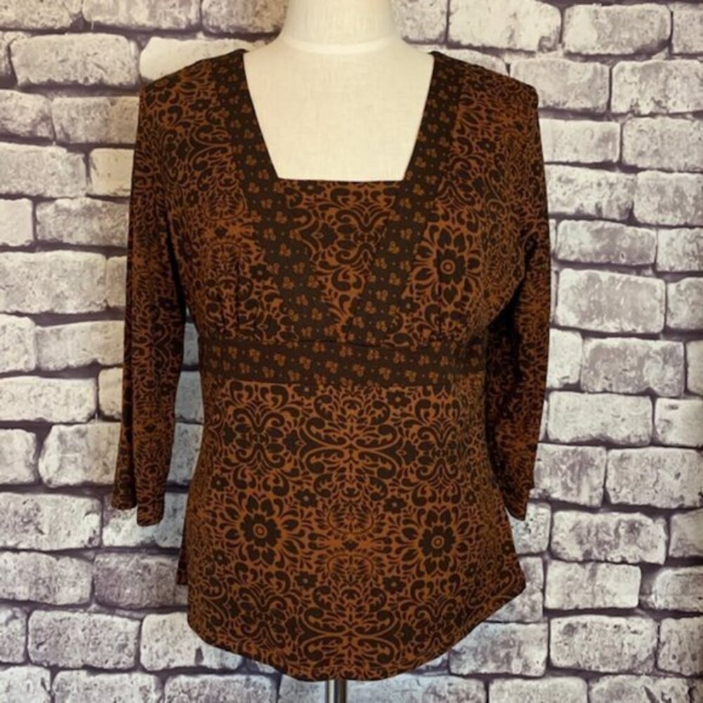 Charter Club 3/4 Sleeve Top Size Large